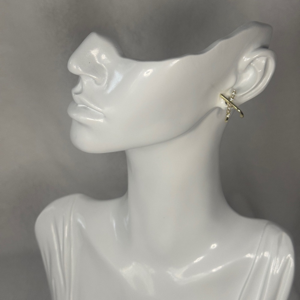 Elegant Gold Star Earrings